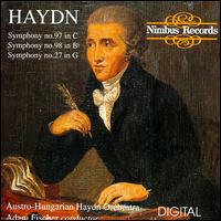 Haydn: Symphonies 98, 97 & 27 von Adam Fischer