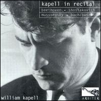 Kapell in Recital von William Kapell