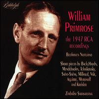 William Primrose 1947 RCA Recordings von William Primrose