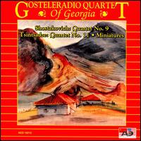 Dmitri Shostakovich: Quartet No. 9; Sulkhan Tsinsadze: Quartet No. 11; Miniatures von Various Artists