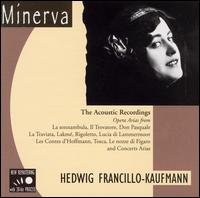 The Acoustic Recordings von Hedwig Francillo-Kaufmann