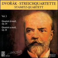 Dvorák: String Quartets, Vol. 3: Op.34 & 16 von Stamitz Quartet