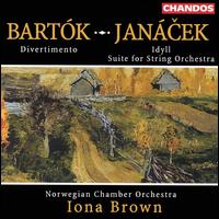 Janacek: Idyll; Suite for String Orchestra; Bartok: Divertimento von Iona Brown