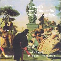Vivaldi, Rossini, Tartini: Concerti per violoncello, archi e cembalo von Various Artists