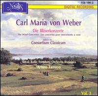 Weber: Wind concertos Vol. 3 von Various Artists