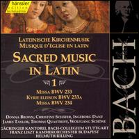 Bach: Sacred Music in Latin, Vol. 1 von Helmuth Rilling