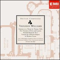 Ralph Vaughan Williams: Fantasia on a Theme by Thomas Tallis; Five Variants of Dives and Lazarus; etc. von Norman del Mar