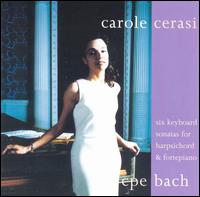 Bach: Sonatas for harpsichord & fortepiano von Carole Cerasi