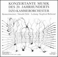Konzertante Musik des 20. Jahrhunderts von Various Artists