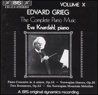 Grieg: The Complete Piano Music, Vol. 10 von Eva Knardahl