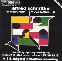Schnittke: In Menoriam/Viola Concerto von Various Artists