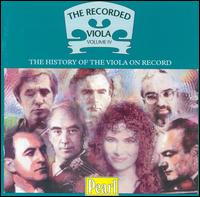 The Recorded Viola - Volume IV von Various Artists