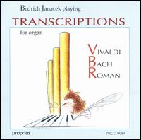 Bedrich Janacek playing Transcriptions for organ von Bedrich Janacek