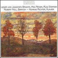 Lieder von Johannes Brahms, Max Reger, Rudi Stephan von Robert Holl