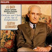 Bach: Secular Cantatas BWV 205 & 214 von Gustav Leonhardt