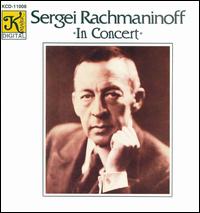 Sergei Rachmaninoff in Concert von Sergey Rachmaninov