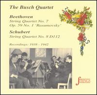 Beethoven: String Quartet No. 7 "Rasumovsky"; Schubert: String Quartet No. 8 von Busch String Quartet