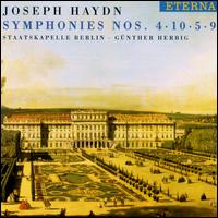 Haydn Symphonies 4, 5, 9, 10 von Various Artists