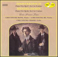 Dmitri Shostakovich: Piano Trio Op. 67 No. 2; Mendelssohn: Piano Trio Op. 66 No. 2 von Cho Piano Trio