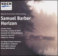 Barber: Horizon von Various Artists