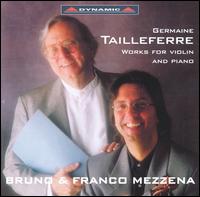 Tailleferre: Works for Violin and Piano von Various Artists