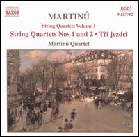 Martinu: String Quartets Volume 1 von Various Artists