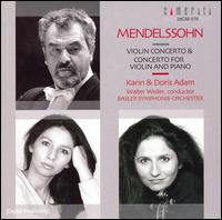 Mendelssohn: Violin concertos von Karin Adam