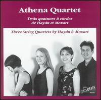 Trois quatuors à cordes de Haydn et Mozart von Athena Quartet