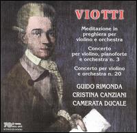Giovan Battista Viotti: Meditazione in preghiera per violino e orchestra; Concerti von Various Artists