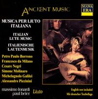 Italian Lute Music von Various Artists