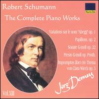 Schumann: Complete Piano Works, Vol. 13 von Jörg Demus
