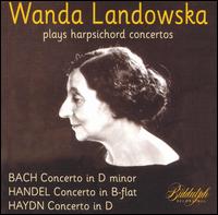 Wanda Landowska plays harpsichord concertos von Wanda Landowska