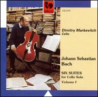 Bach: Six Suites for Cello Solo Vol. 1 von Dimitry Markevitch