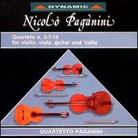 Paganini: Quartets Nos. 3, 7, 14 for Violin, Viola, Guitar & Cello von Quartetto Paganini