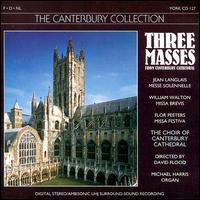 Three Masses from Canterbury Cathedral von Various Artists