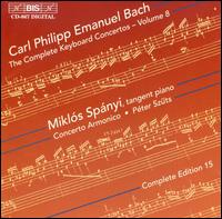 Bach: Keyboard Concertos Vol. 8 von Miklós Spányi