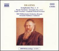 Brahms: Symphonies Nos. 1-4 (Box Set) von Alexander Rahbari