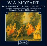 Mozart: Divertimenti für 6 Bläser von Winds of the Berlin Philharmonic