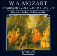 Mozart: Divertimenti für 6 Bläser von Winds of the Berlin Philharmonic