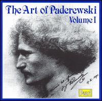 The Art of Paderewski, Vol. I von Ignace Jan Paderewski