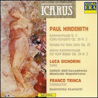 Paul Hindemith: Kammermusik No. 3 (Cello Konzert); Sonata für Solo Cello Op. 25; Kleine Kammermusik für fünf Bläser von Various Artists