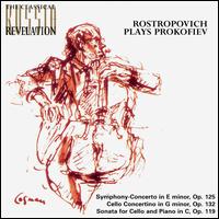 Rostropovich Plays Prokofiev von Mstislav Rostropovich