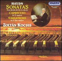 Haydn: Sonatas Nos. 20, 28 - 33; Capriccio in G major; Variations in E flat major von Zoltán Kocsis