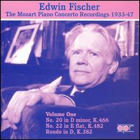 Edwin Fischer Mozart Piano Concertos Vol.1 von Edwin Fischer