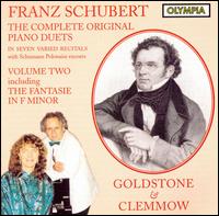 Schubert: The Complete Original Piano Duets, Vol. 2 von Goldstone & Clemmow Piano Duo