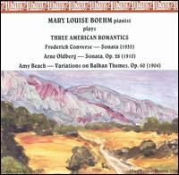 Mary Louise Boehm plays Three American Romantics von Mary Louise Boehm