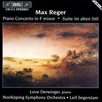 Reger: Piano Concerto/Suite im alten Stil von Leif Segerstam