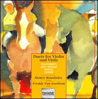 Duets for Violin and Viola von Various Artists