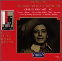 Great Mozart Singers, Vol. 1: Opera Arias 1922-1942 von Various Artists