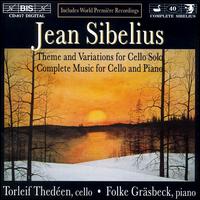 Sibelius: Complete music for cello & piano von Torleif Thedeen